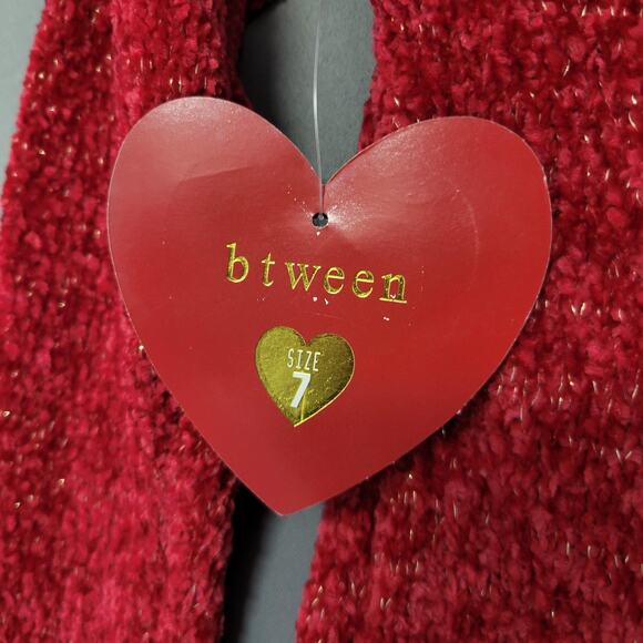 btween Sweater Girls Sz 7 Red Sequin Unicorn Pullover Holiday Sparkle Christmas - Picture 7 of 11